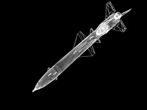css-8 ballitic missile Modelo 3D