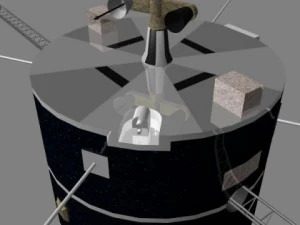 nasa geotail satellite 3D Model