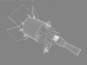 us dsp satellite 3D Model