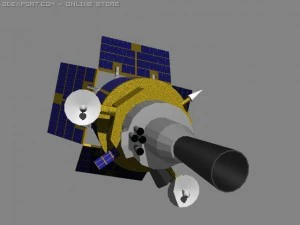 us dsp satellite 3D Model