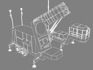 us patriot missile system Model 3D