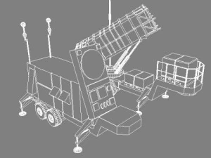 us patriot missile system 3D Model