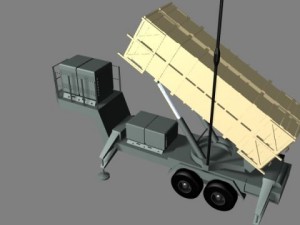 us patriot missile system Model 3D