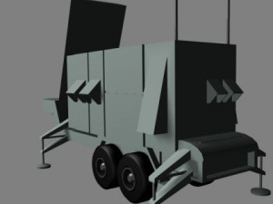 us patriot missile system Model 3D