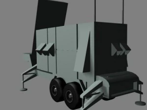 us patriot missile system 3D Model
