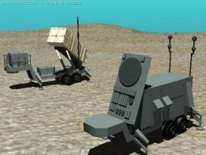us patriot missile system 3D Model
