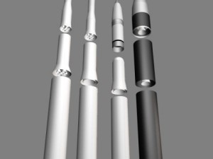 us icbm collection Modelo 3D