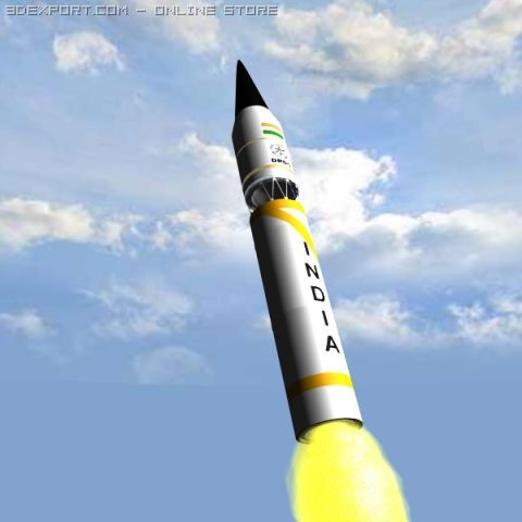 drdo agni3td irbm Modelo 3D .c4d .max .obj .3ds .fbx .stl .blend 
