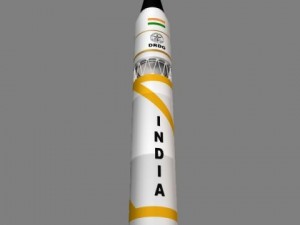 drdo agni3td irbm Modelo 3D