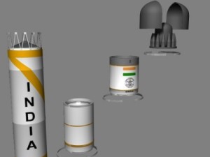 drdo agni3b irbm 3D Модель