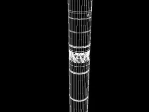 drdo agni3c irbm 3D Model