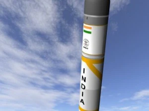 drdo agni3sl slbm Modelo 3D