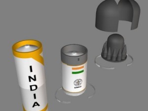 drdo agni3sl slbm 3D Model