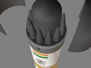 drdo agni3sl slbm 3D Model