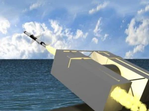 Sistema de misiles Sea Sparrow de EE. UU. Modelo 3D