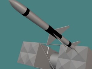 us sea sparrow missile system Model 3D
