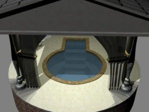 outdoor spa 3D Model