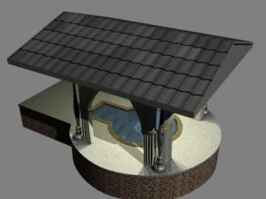 outdoor spa 3D Model