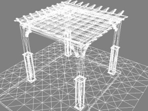 pergola 004 Modello 3D