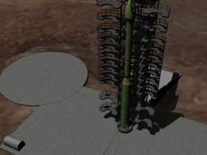 dprk musudanri launch facility 3D Model