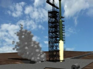 dprk musudanri launch facility 3D Model