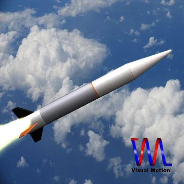 israeli silver sparrow missile 3D Model .c4d .max .obj .3ds .fbx .stl .blend