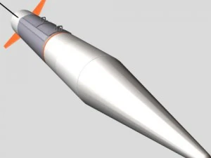 israeli silver sparrow missile 3D Model
