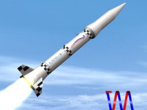 israeli blue sparrow missile 3D Model