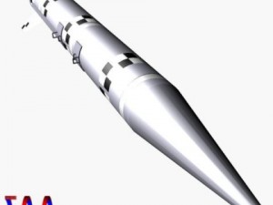 israeli black sparrow missile 3D मॉडल