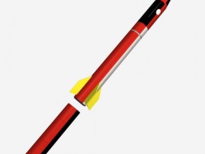 israeli jericho i ballistic missile 3D Model