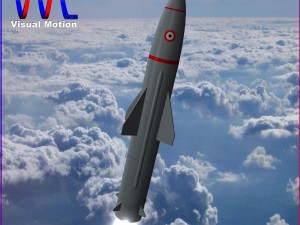 prithv ii ballistic missile 3D-Modell