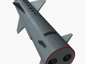 プリスブⅡ弾道ミサイル 3Dモデル