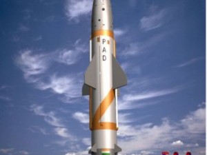 drdo pad interceptor missile 3D-Modell