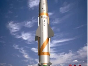 Ракета-перехватчик Drdo Pad 3D Модель