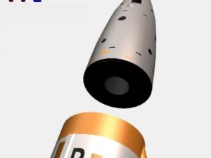 drdo pad interceptor missile 3D Model