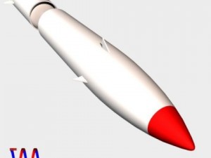 drdo prithv iii srbm missile 3D Model