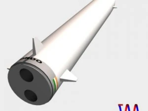 drdo prithv iii srbm missile 3D Model