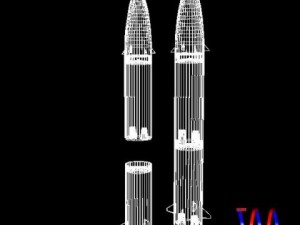 drdo prithv iii srbm missile 3D Model