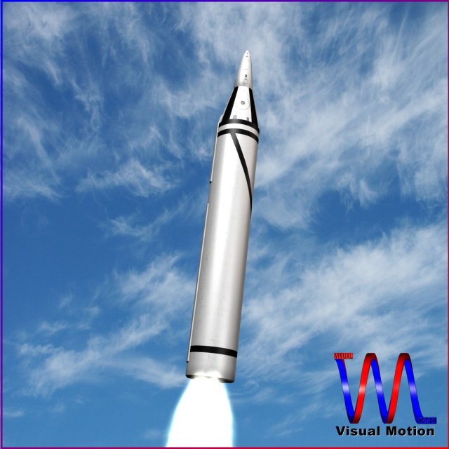 jl-1-css-n-3 ballitic missile 3D 모델 .c4d .max .obj .3ds .fbx .stl .blend 