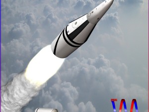 jl-1-css-n-3 ballitic missile 3D 모델