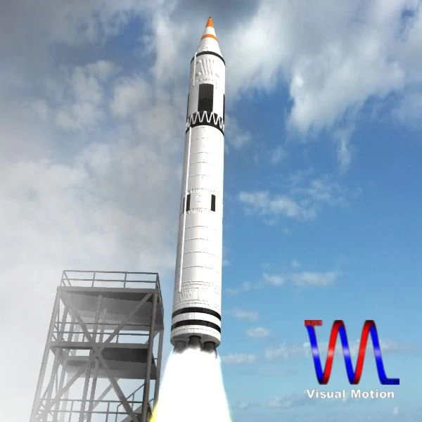 chinese css4 icbm missile 3D Model .c4d .max .obj .3ds .fbx .stl .blend 