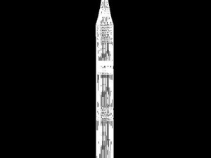 chinese css4 icbm missile 3D Модель