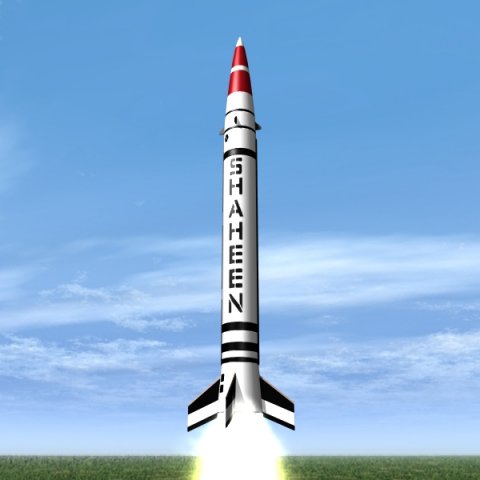 pakistan hatfiv shaheen 1 srbm missile Modelo 3D .c4d .max .obj .3ds .fbx .stl .blend 