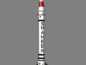 pakistan hatfiv shaheen 1 srbm missile Modelo 3D