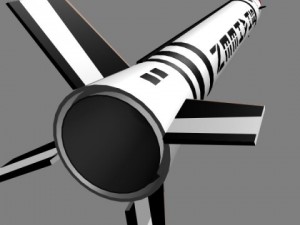 pakistan hatfiv shaheen 1 srbm missile Modelo 3D