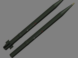 missile turkey toros 230 ar Modello 3D