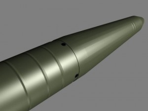 russian ss26 srbm missile 3D Модель