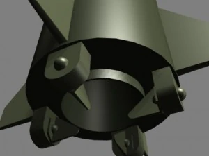 russian ss26 srbm missile 3D Model