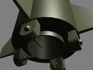 russian ss26 srbm missile 3D Model