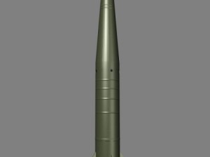 russian ss26 srbm missile 3D Модель